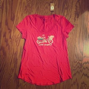 Patagonia Women’s t shirt “Live Simply”
